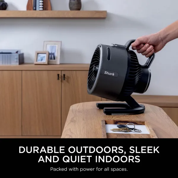 Shark 307FA050UK FlexBreeze HydroGo outdoors & indoors misting Fan - Cool Grey, Charcoal_outdoors or indoors