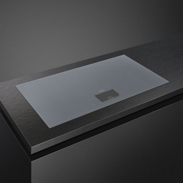 Smeg SIA1963DS 90cm AREA Induction Hob Silver counter
