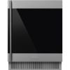 Smeg CVI338RX3 60cm Classic U/C Wine Cooler with Right Hand Hinge in Stainless steel_ front view