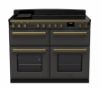 Rangemaster 18166 Estel Deluxe 110 Induction Range Cooker in Slate with Antique Brass Trim - ESDLB110EIPSLT/AB1_main