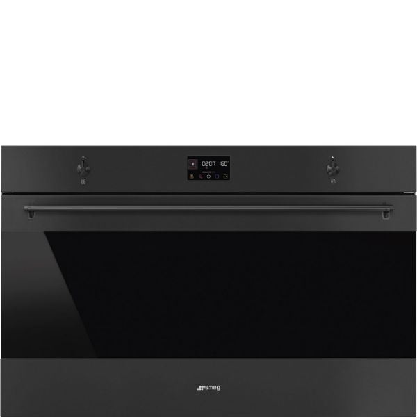 Smeg SFP9302TN 90cm Classic Pyrolytic Multifunction Single Oven Matte Black main