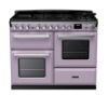 Rangemaster 17863 Estel Deluxe 110 Dual Fuel Range Cooker with Proving Drawer in Heather with Chrome Trim - ESDLO110DFPHTH/CM1_main