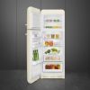 Smeg FAB30LCR5UK 60cm 50s Style Fridge Freezer Left Hand Hinge In Cream_insidefood
