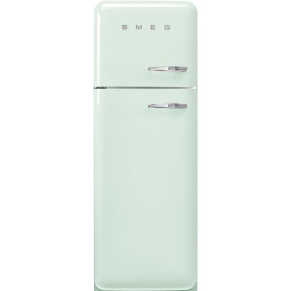 Smeg FAB30LPG5UK 60cm 50s Style Fridge Freezer Left Hand Hinge Freezer In Pastel Green_main