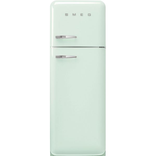 Smeg FAB30RPG5UK 60cm 50s Style Fridge Freezer Right Hand Hinge In Pastel Green_main