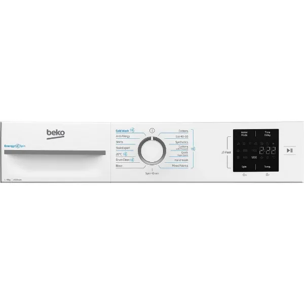 Beko BM3WT3941W 9kg 1400 Spin Washing Machine - White_controls