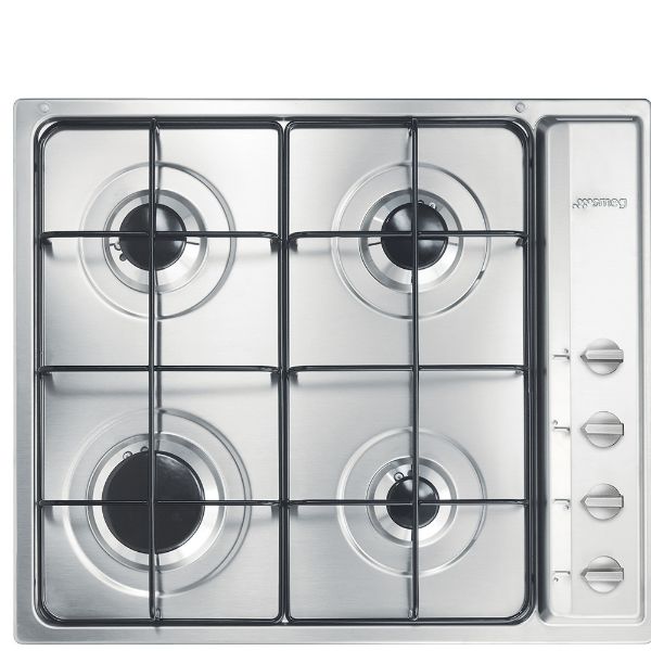 Smeg S64S 59cm Cucina Gas Hob Stainless Steel main