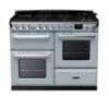 Rangemaster 15151 Estel Deluxe 110 Dual Fuel Range Cooker with Proving Drawer in Misty Blue with Chrome Trim - ESDLO110DFPMSB/CM1_main