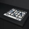 Smeg P261XGH 60cm Cucina Gas Hob Stainless Steel counter on