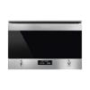 Smeg MP322X1 Classic 22 Litre Built In Microwave with Grill in Stainless Steel main 2