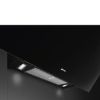 Smeg KV394N 90cm Angled Chimney Auto-Vent 2.0 Hood Black underneath