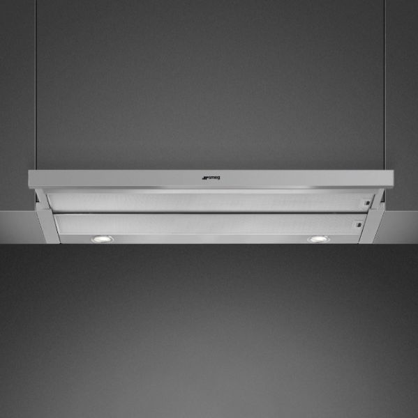 Smeg KSET900XE 90cm Telescopic Hood with Stainless Steel Front Panel main
