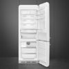 Smeg FAB38RWH5 70cm 50s Style Fridge Freezer Right Hand Hinge In White_open