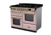 Rangemaster 18107 Estel Deluxe 110 Dual Fuel Range Cooker with Proving Drawer in Pale Pink with Antique Brass Trim - ESDLO110DFPPPK/AB1_angled