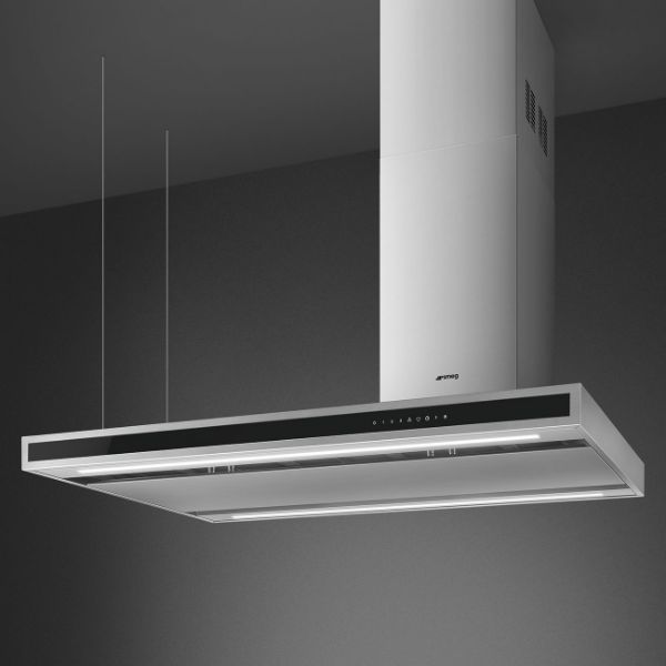 Smeg KLTI12L4X 120cm Alta Island Auto-Vent 2.0 Hood Stainless Steel 3