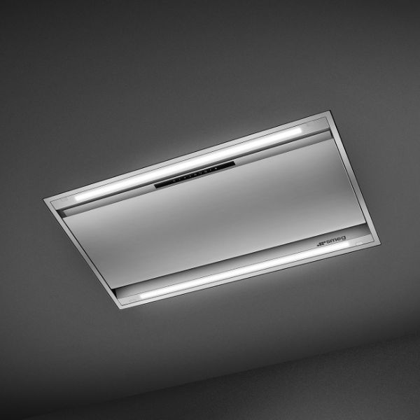 Smeg KLT9L4X 90cm Alta Ceiling Auto-Vent 2.0 Hood Stainless Steel 3