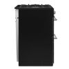 Smeg CX93GMBL 90cm Concert Dual Fuel Range Cooker in Black_ side view not fitted