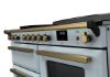Rangemaster 18127 Estel Deluxe 110 Induction Range Cooker with Proving Drawer in Misty Blue with Antique Brass Trim - ESDLO110EIPMSB/AB1_controls