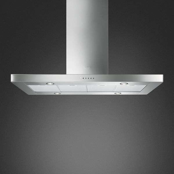 Smeg KI120XE 120cm Island Hood Stainless Steel main 2