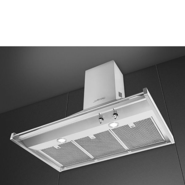 Smeg KD90HXE 90cm Opera Chimney Hood Stainless Steel under