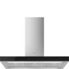 Smeg KBTI9L4VN 90cm Island Auto-Vent 2.0 Hood Stainless Steel with Black Glass main