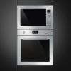 Smeg FMI425X Cucina 25 Litre Built In Microwave with Grill in Stainless Steel integrated