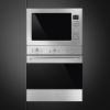 Smeg FMI425X Cucina 25 Litre Built In Microwave with Grill in Stainless Steel integrated 2
