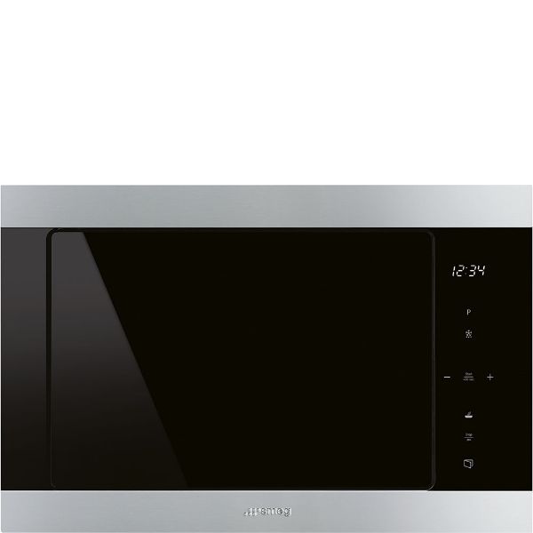 Smeg FMI325X Classic 25 Litre Built In Microwave with Grill in Stainless Steel main
