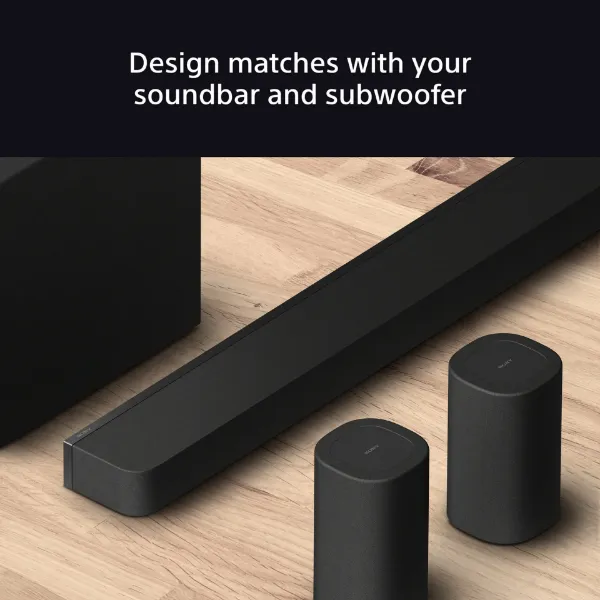 Sony SARS8.CEJ  Home Theatre / Wireless Rear Speakers - Black_design