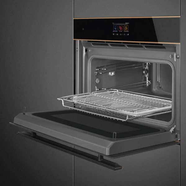 SO4604M2PNR 45cm Dolce Stil Novo Speedwave Combi Microwave Copper shelf