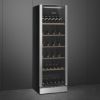 Smeg SCV115GS 60cm Freestanding Classic Wine Cooler with Left Hand Hinge SS main 2