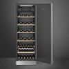 Smeg SCV115G 60cm Freestanding Classic Wine Cooler with Right Hand Hinge SS open