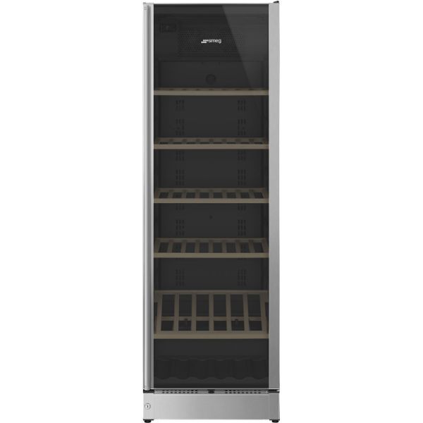 Smeg SCV115G 60cm Freestanding Classic Wine Cooler with Right Hand Hinge SS main