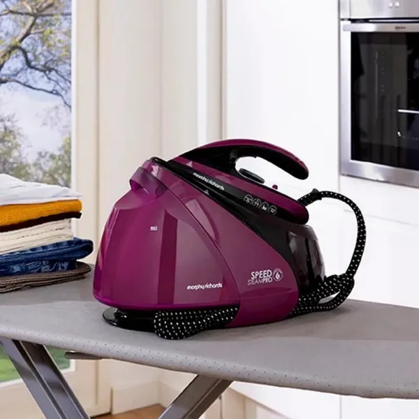 Morphy Richards 332102 SpeedSteam Pro Steam Generator  - Purple_ironing board