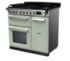Rangemaster 14983 Estel Deluxe 90 Dual Fuel Range Cooker in Mint with Chrome Trim - ESDL90DFPMNT/CM1_angled