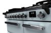 Rangemaster 14981 Estel Deluxe 90 Dual Fuel Range Cooker in Misty Blue with Chrome Trim - ESDL90DFPMSB/CM1_controls