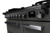 Rangemaster 14977 Estel Deluxe 90 Dual Fuel Range Cooker in Slate with Chrome Trim - ESDL90DFPSLT/CM1_controls