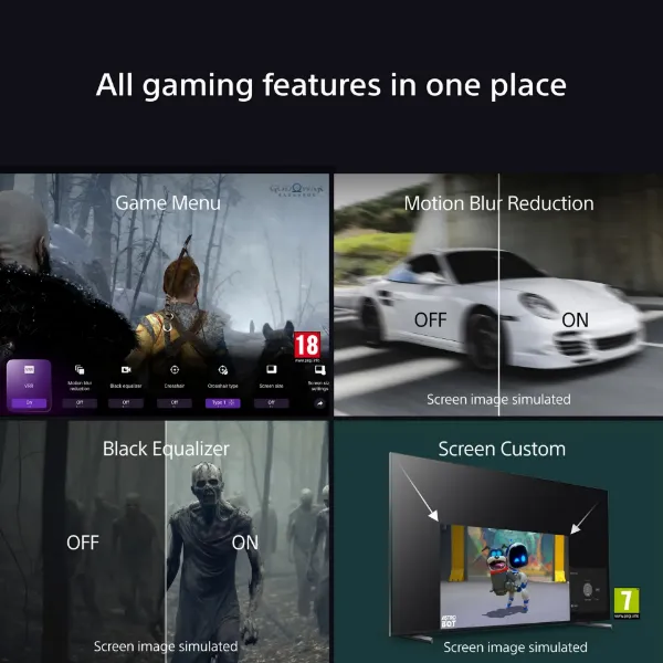 Sony K55S38B.UKA 55" 4K HDR Google TV_gaming