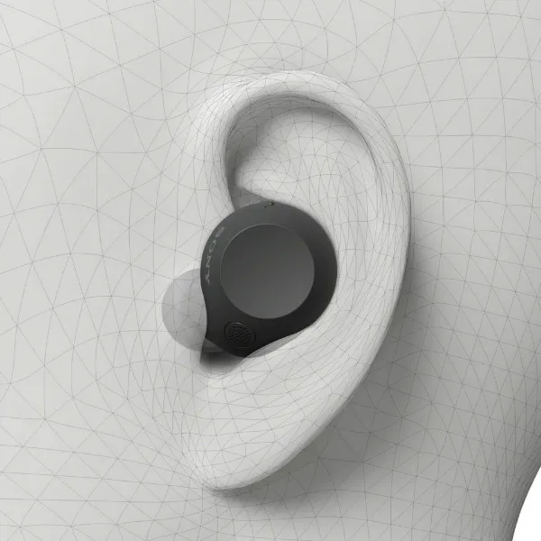 Sony WFC710NB.CE7 Wireless Noise Cancelling Bluetooth Earbuds - Black_in ear