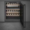 Smeg CVI638RN3 60cm Dolce Stil Novo U/C Wine Cooler with RH Hinge Eclipse open