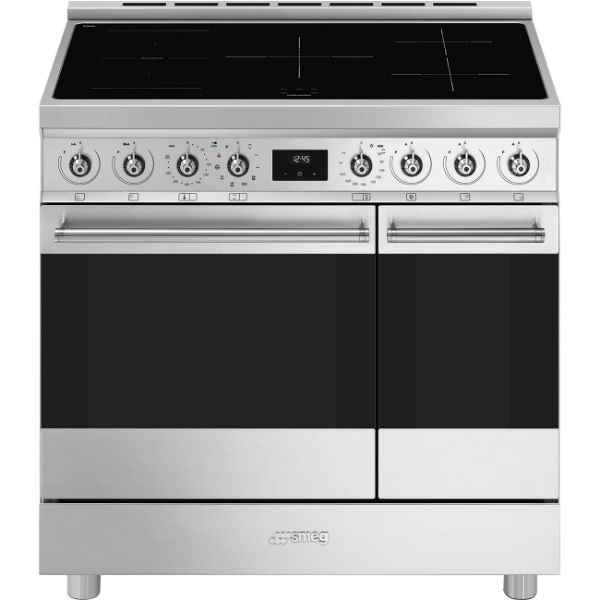 Smeg C92IPX2 90cm Stainless Steel Double Cavity Pyrolytic Cooker main