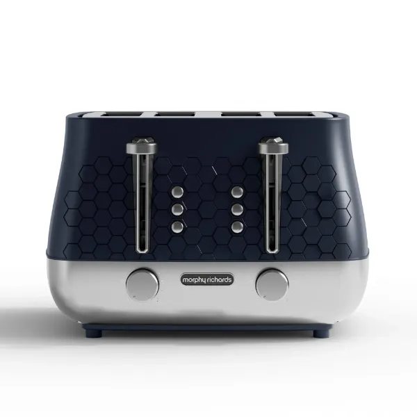 Morphy Richards 243021 Cassini 4-Slice Toaster Outer Space - Blue_front view