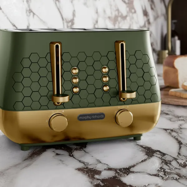 Morphy Richards 243022 Cassini 4-Slice Toaster Olivine - Green_product