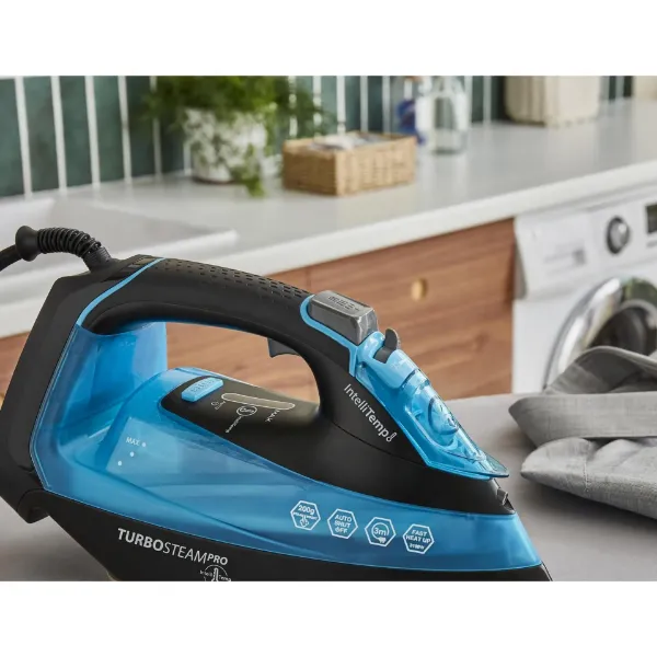 Morphy Richards 303210 Turbosteam 3100w Pro Digital Intellitemp Iron - Blue_main