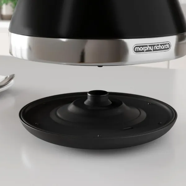 Morphy Richards 100131 1.5 Litres Venture Pyramid Rapid Boil Kettle - Black_charger 2