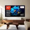 TCL 50P7K-UK 50" 4K QLED Direct LED HDR Google TV_front