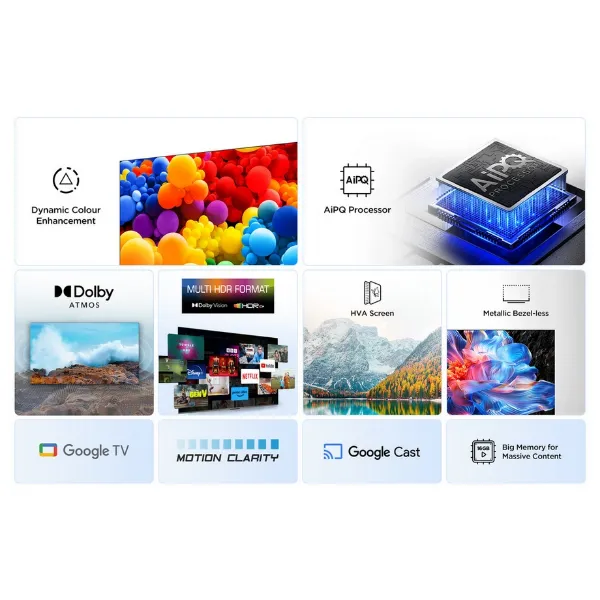 TCL 50V6C-UK 50" 4K Direct LED HDR Google TV_features