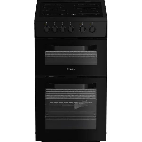 Hotpoint HTE5VCB 50cm 63L Electric Twin Cooker with Ceramic Hob_main