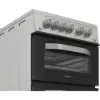 Hotpoint HDG5GCX 50cm Gas Double Cooker - Stainless Steel_controls