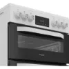 Hotpoint HDE6VDW 60cm Electric Double Cooker with Multiflow - White_knobs